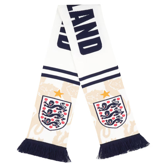 England Home Scarf - White